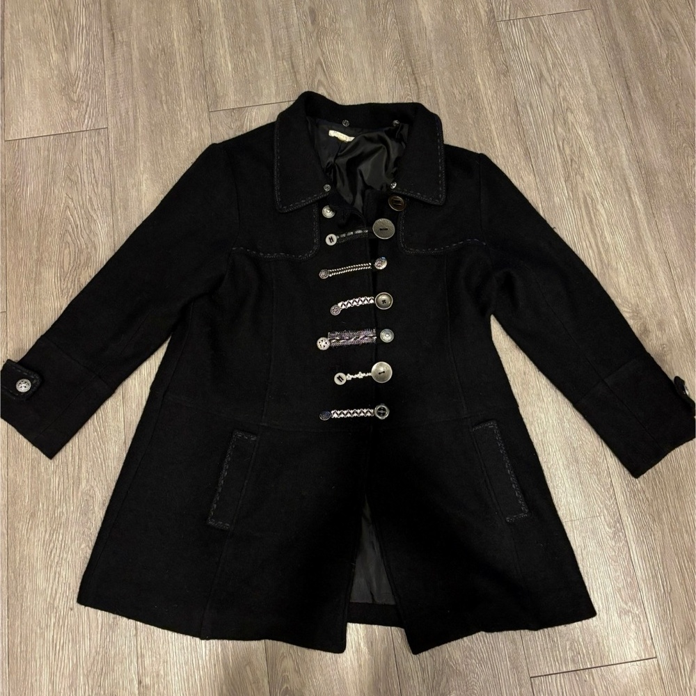 100% Wool Coat funky stand out piece